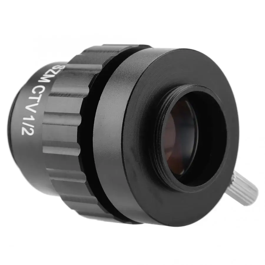 0.5X Auxiliary Objective Lens 1/2 CTV Adapter for Video Digital Camera Trinocular Stereo Microscope new | Инструменты