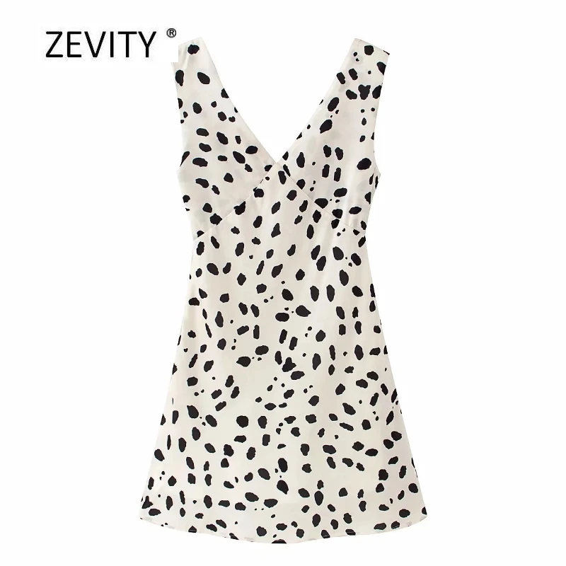 Женское платье с леопардовым принтом облегающее Плиссированное мини глубоким v