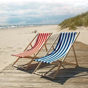 

Beach Chair Folding Recliner Solid Wood Oxford Canvas Chair Recliner Armchair Outdoor Portable Lunch Break Wooden Recliner