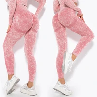new hot selling leggings seamless washable knitted moisture absorbing sexy peach hip wicking yoga pants sports fitness pants