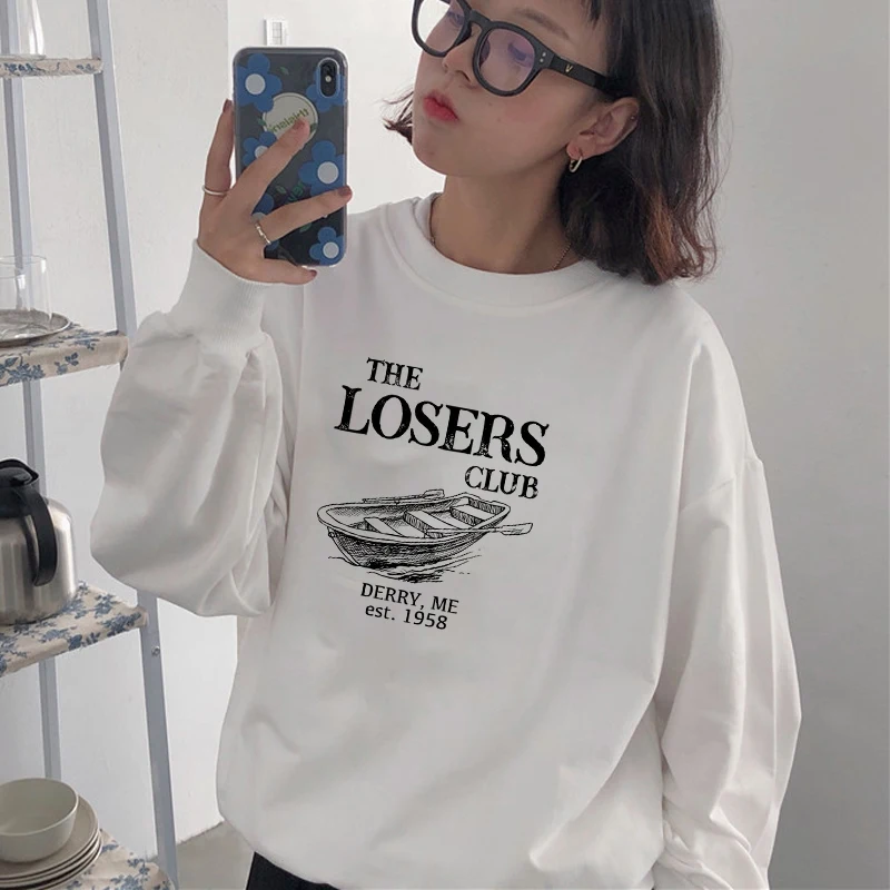 Свитшот женский с забавным принтом в стиле Харадзюку | Женская одежда