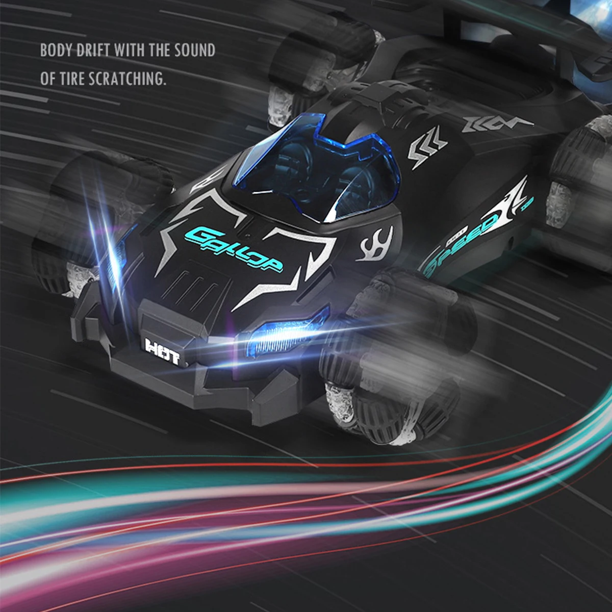 

Распылитель Радиоуправляемый автомобиль Дрифт с крутым светодиодный ным светом игрушечный автомобиль на радиоуправлении 2,4G Радиоуправля...