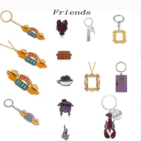 friends tv show keychain central perk coffee time photo frame pendant key chain for best friend car keyring %d0%b1%d1%80%d0%b5%d0%bb%d0%be%d0%ba jewelry gift