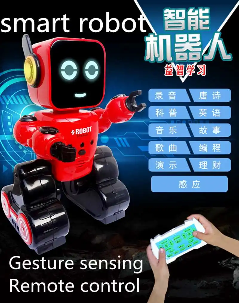 Высокотехнологичный робот приложение контролирует раннее образование