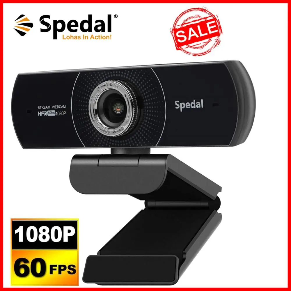 2. Spedal Cámara Web MF934H 1080P Hd 60fps con micrófono para ordenador