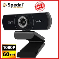 Spedal MF934H 1080P 60fps Webcam with Microphone for Desktop Laptop Computer Meeting Streaming Web Camera Usb  Software 