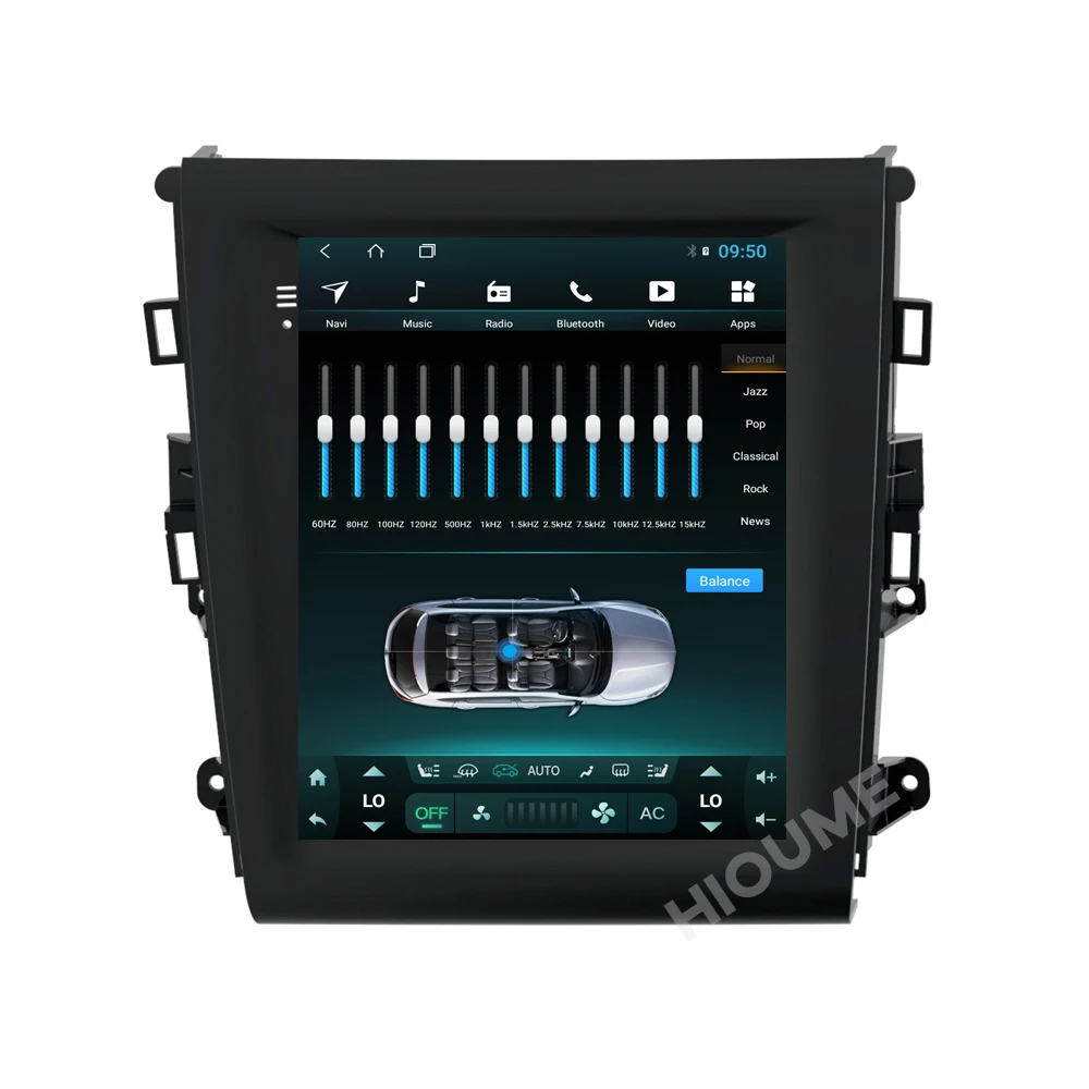 

9.7" Vertical Tesla Screen Android 10 Car GPS Navigation for Ford Mondeo Fusion MK5 2013-2018 Multimedia Player Radio Carplay
