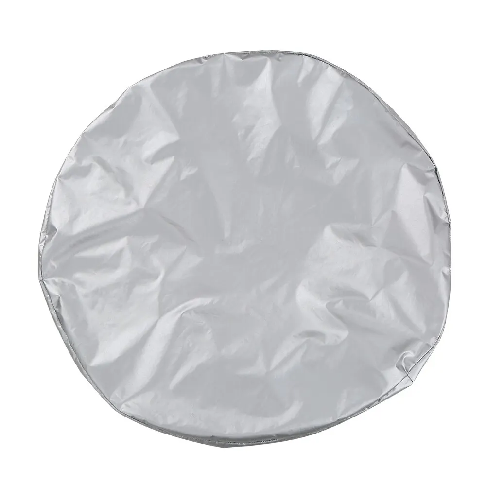 Серебряный Цвет нейлоновый тканевый чехол для шин подходит RV Авто грузовых