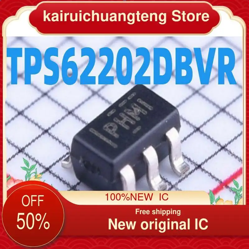

（1PCS） TPS62202DBVR SOT23-5 PHMI New original IC