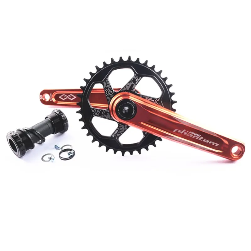 Fovno Кривошип 170/175 мм для горного велосипеда Deckas Корона 3 30/32/34/36T SRAM черный с BSA BB