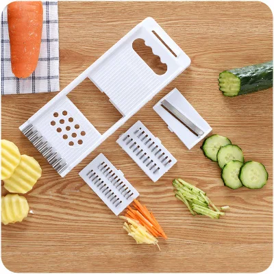 

Vegetables Cutter Tools 4 Blade Stainless Steel Carrot Grater Onion Vegetable Slicer Kitchen Accessories Cooking Gadget