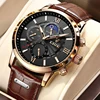 New LIGE Men's Watches Top Brand Luxury Men Wrist Watch Man Leather Quartz Watch Sports Waterproof Male Clock Relogio Masculino 1