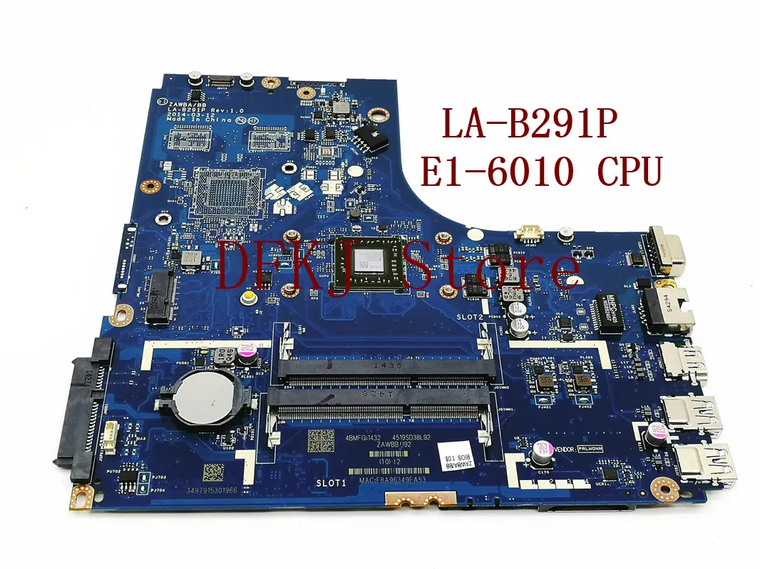 

Бесплатная доставка, материнская плата ZAWBA/BB LA-B291P для Lenovo B50-45, материнская плата ноутбука (для процессора AMD E1-6010), 5B20G37238, 100% тест