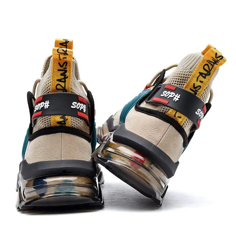 New High quality Running Shoes Men Fashion High top Men's Chunky Socks Sneakers Breathable Outdoor Sport Shoes for Male Footwear