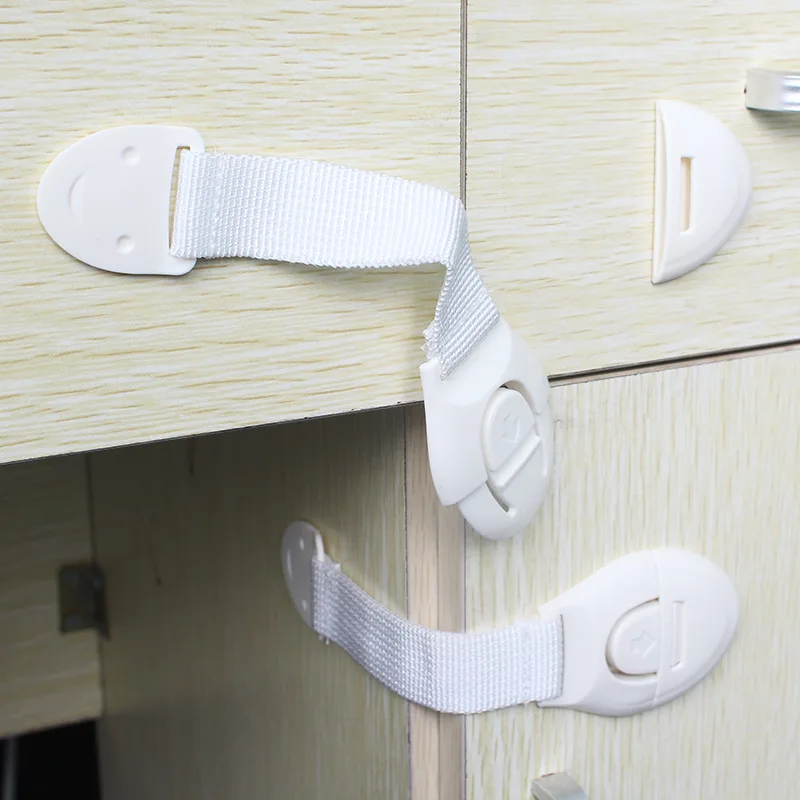 

Baby Safety Protector Child Cabinet Locking Plastic Lock Protection of Children Locking From Doors Drawers