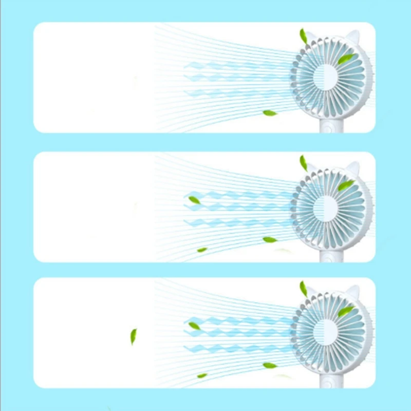 

USB Small Fan N11 Mini Rechargeable Portable Office Handheld Desktop