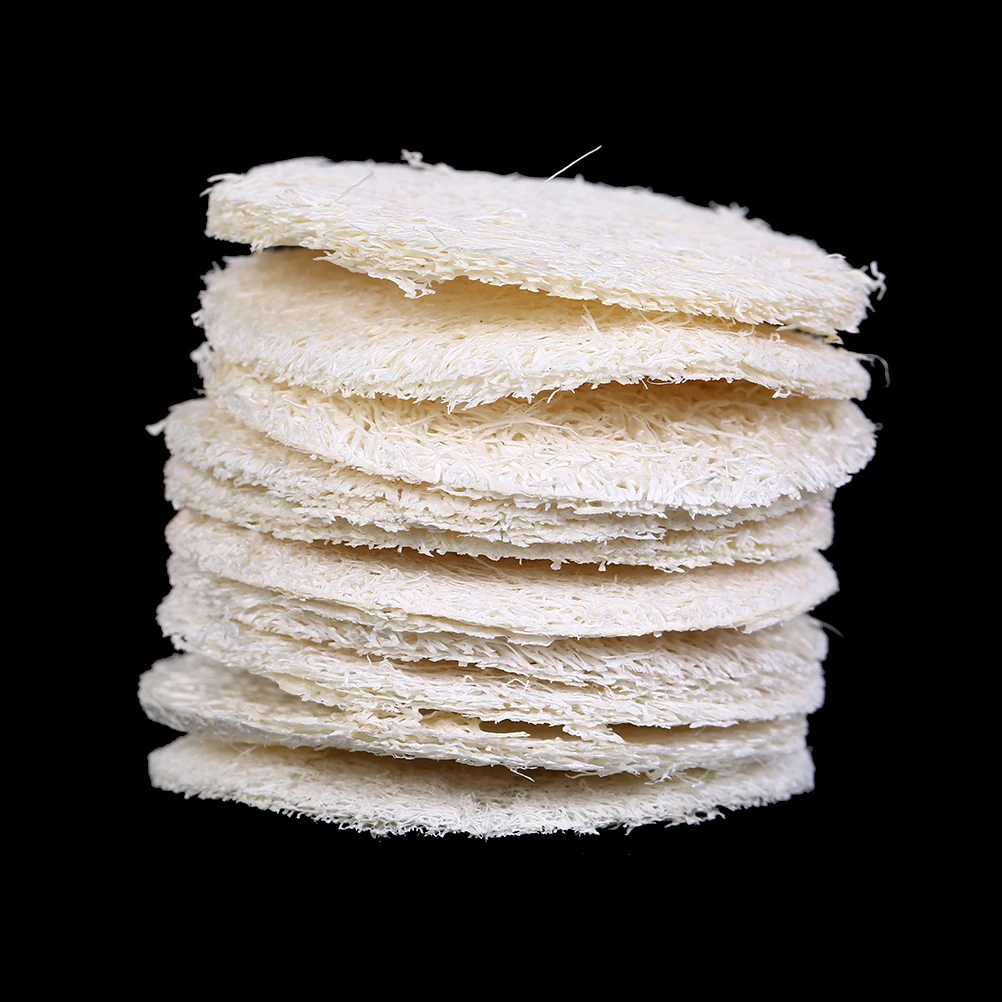 

10Pcs Natural Loofah Sponge Bath Rub Exfoliate Bath Glove Oval Bath Towel