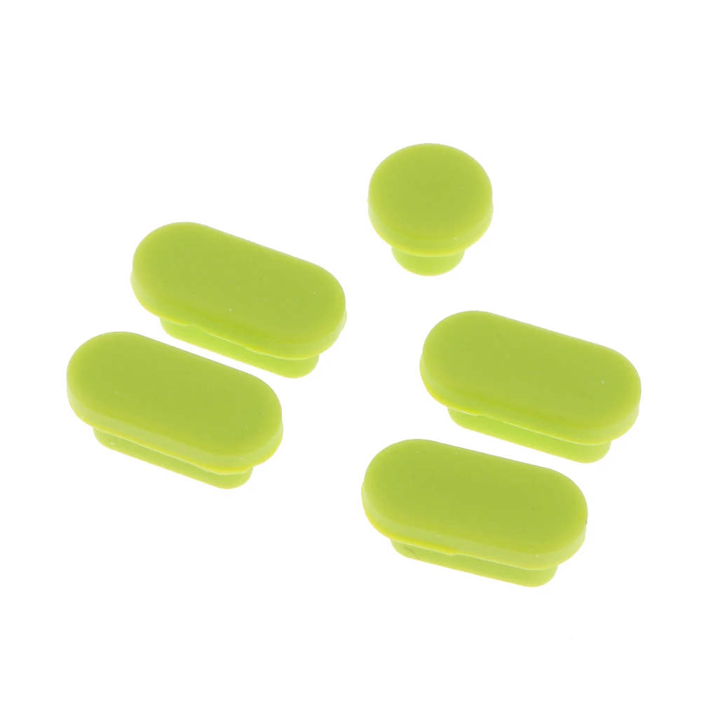 

5pcs/set Protective USB Ports Anti-Dust Plug Cover Stopper for MacBook Pro