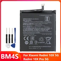 phone battery bm4s for xiaomi redmi 10x 5g redmi 10x pro 5g bm4s replacement batteries 4520mah