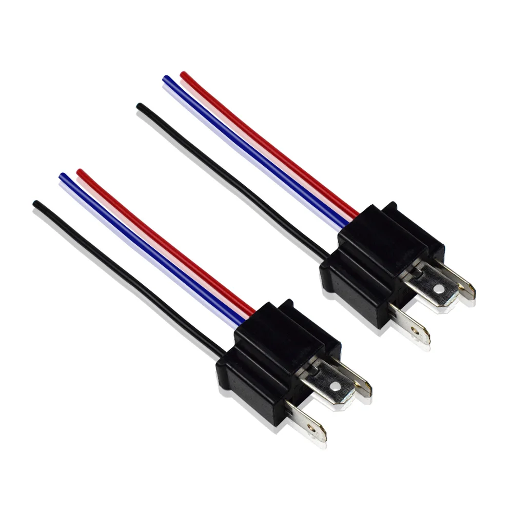 9003 Led 3-х контактный разъем провода для H4 Высокий Низкий ксенон на Основное