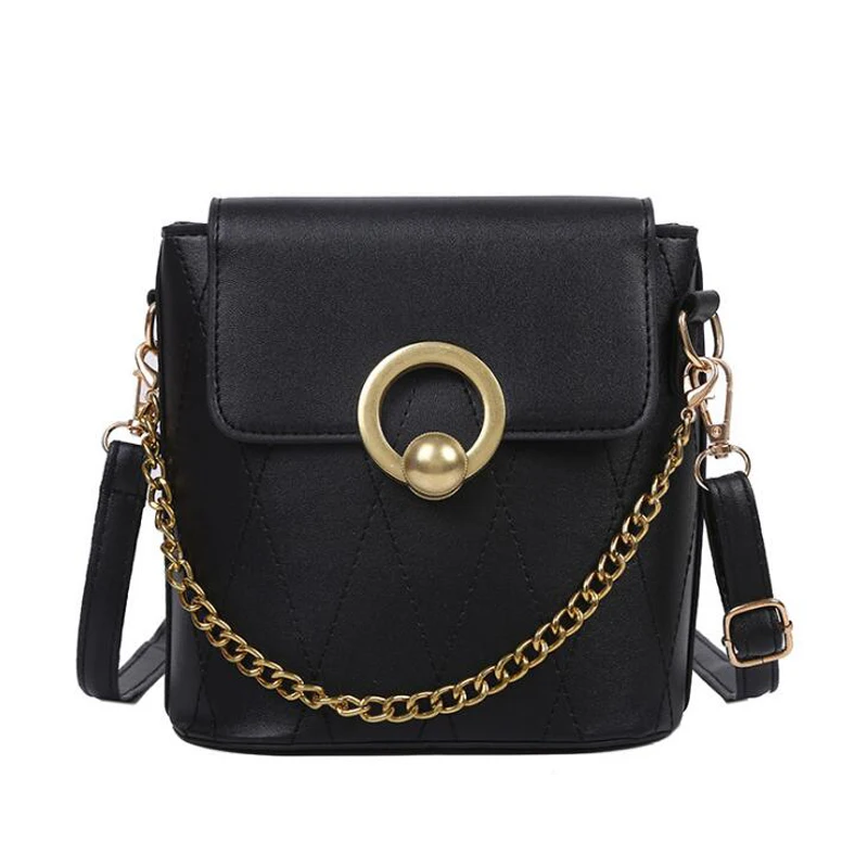 

High Quality Women Leather Handbags Designer Shoulder Bag PU Solid Small Crossbody Bags for Women Messenger Bags