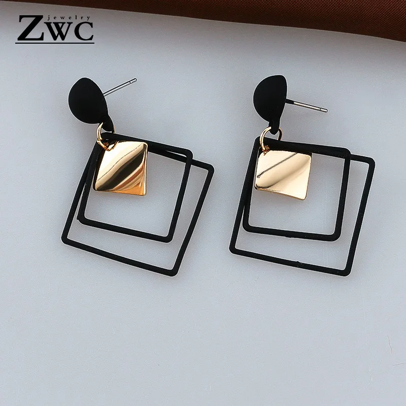 2021 из смолы АБС ручная работа массивные металлические серьги в виде капель для