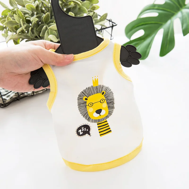

Fashion Cute Dog Clothes for Small Cats Dogs Summer Clothes Chihuahua Cartoon Puppy Clothing Shirt Dog Vest
