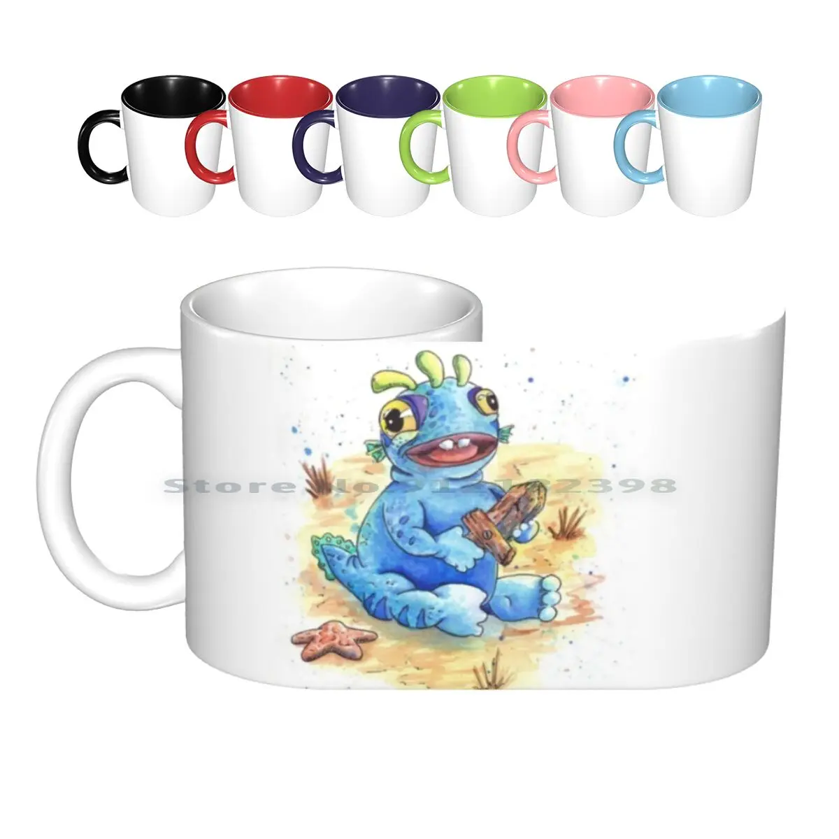 

Керамические кружки Murloc Tinyfin, кофейные чашки, Кружка для молока и чая, кружка Murloc Hearthstone, игровые онлайн-существа, Whimisical креативный тренд