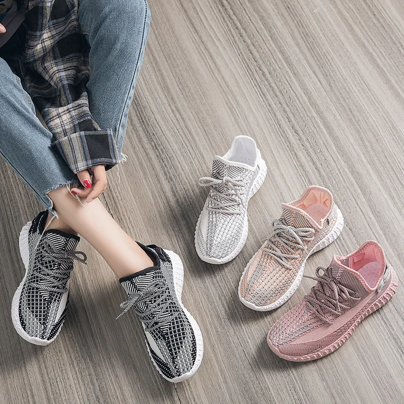 Женские кроссовки для бега Повседневные Удобные дышащие на платформе со