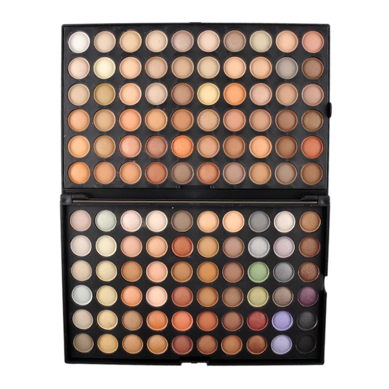 Палитра теней для век 120 цветов профессиональный макияж матовые и мерцающие тени