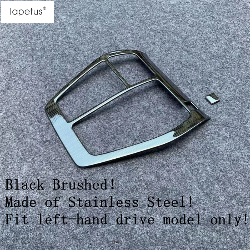 

Lapetus Accessories For TOYOTA RAV4 RAV 4 XA50 2019 2020 2021 Transmission Stalls Gear Shift Box Black Brushed Cover Kit Trim