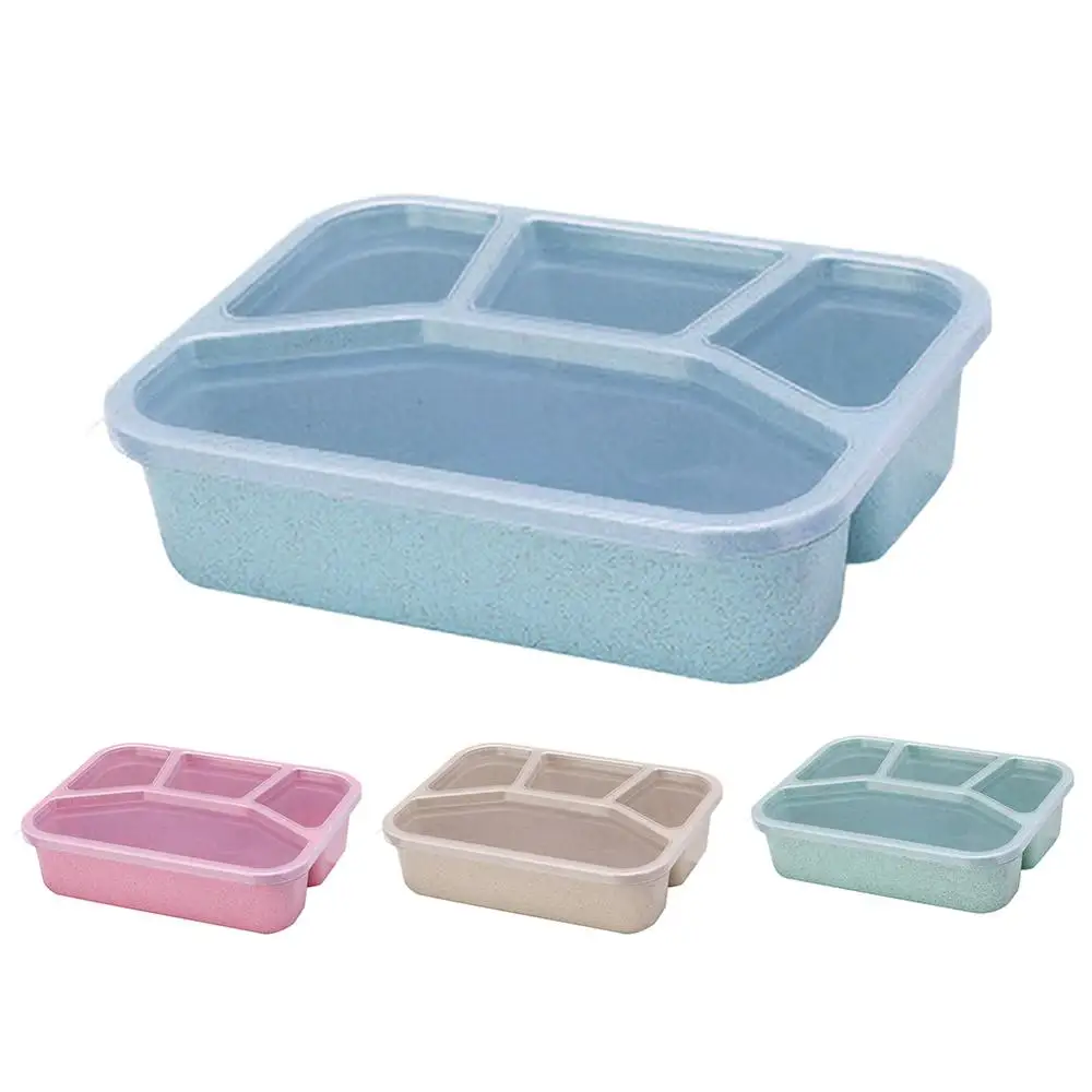 Портативный здоровый материал ланч-бокс новые коробки из пшеничной соломы Bento