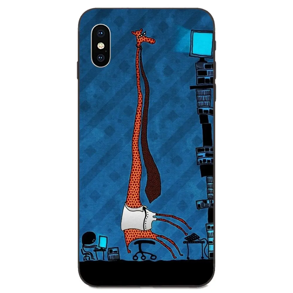 Стильная футболка с изображением персонажей видеоигр Жираф Мягкий защитный