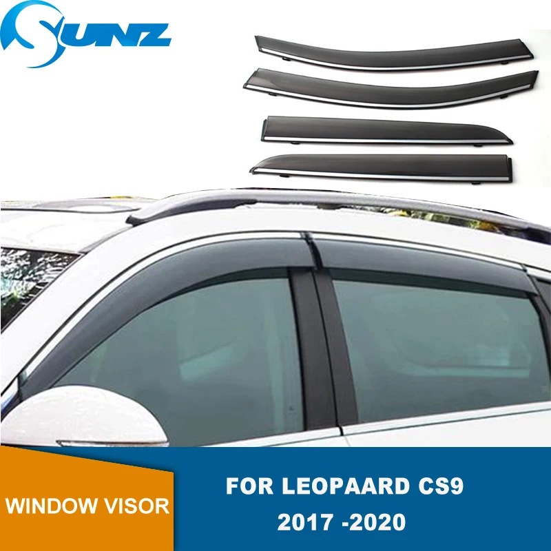 

Side Window Visor For Leopaard CS9 2017 2018 2019 2020 Sun Rain Deflectors Window Rain Guards Weathershilds SUNZ