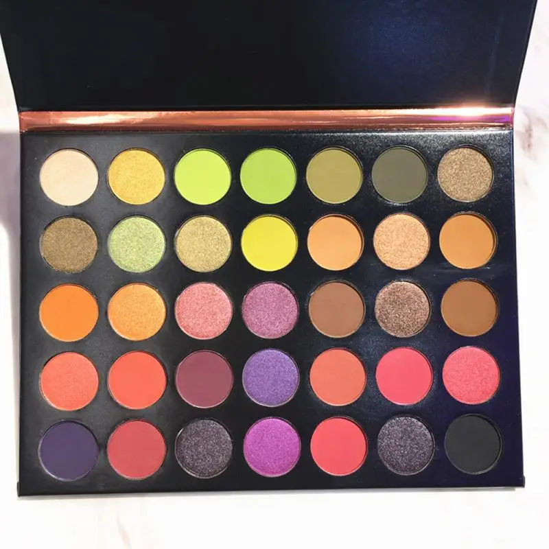 Beauty Glazed 35/18/16 оттенков матовые блестящие тени для век Палитра водостойкие