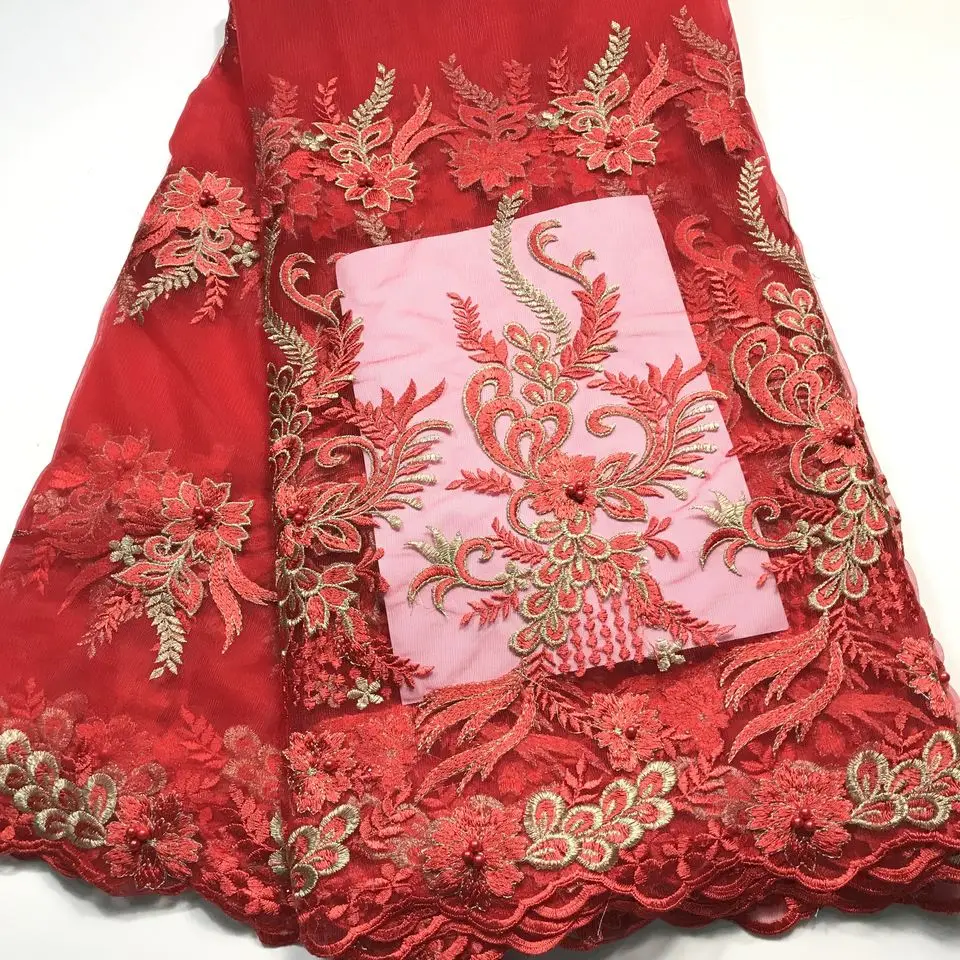 Новейшие серебристые серые африканские кружева ткани с вышивкой французские