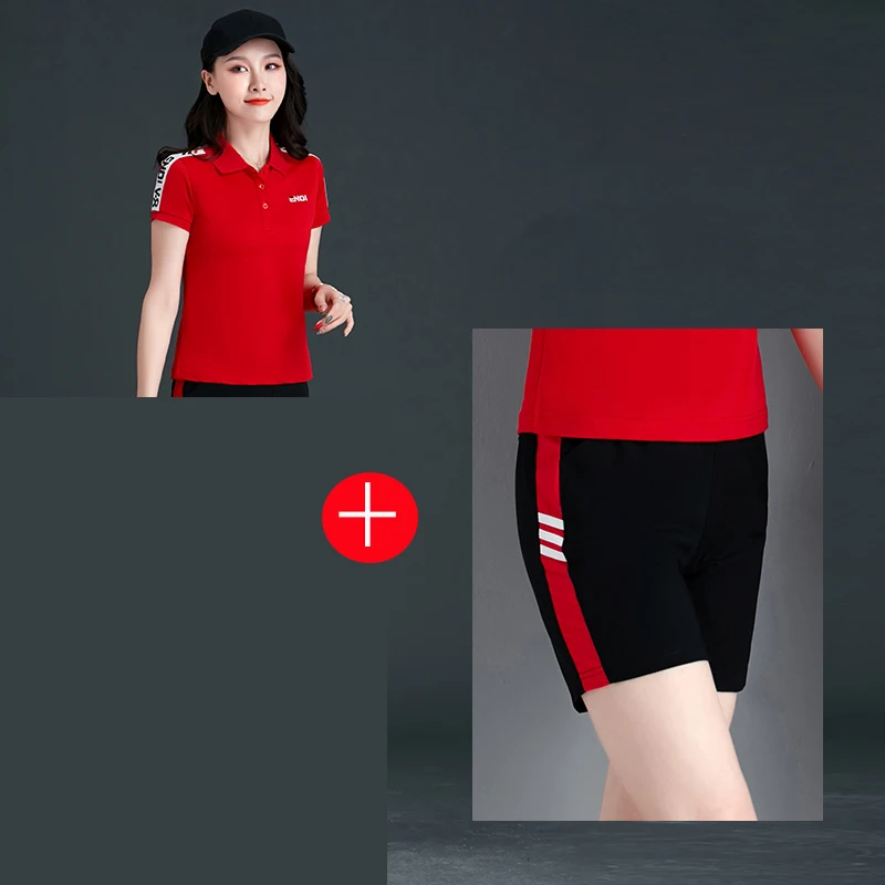 

Women's Letter Print Tracksuits Women Two Piece Set Spring Street t-shirt Tops and short trousers Jogger Set Suits Casual Outfit