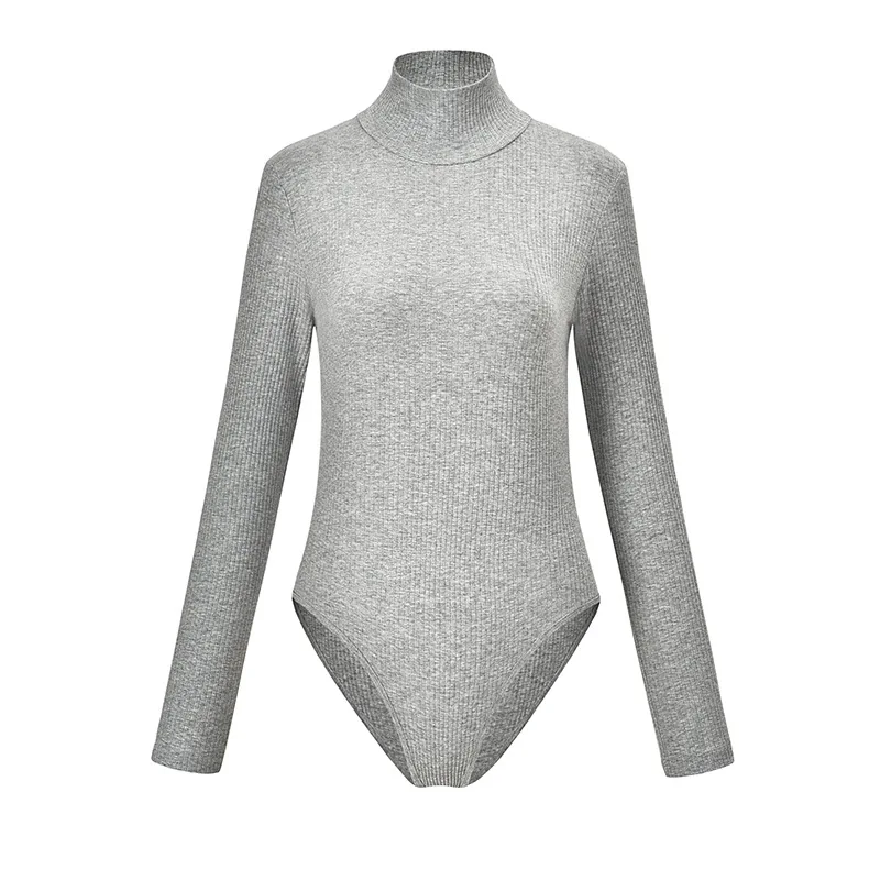 Женский комбинезон с высоким воротником и длинным рукавом Осенний женский