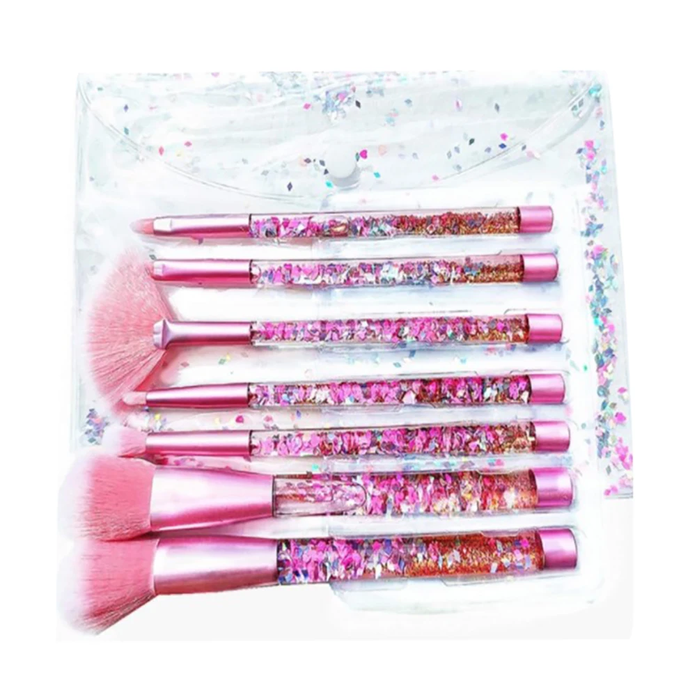 7 шт. кисти для нанесения пудры теней век и бровей | Красота здоровье