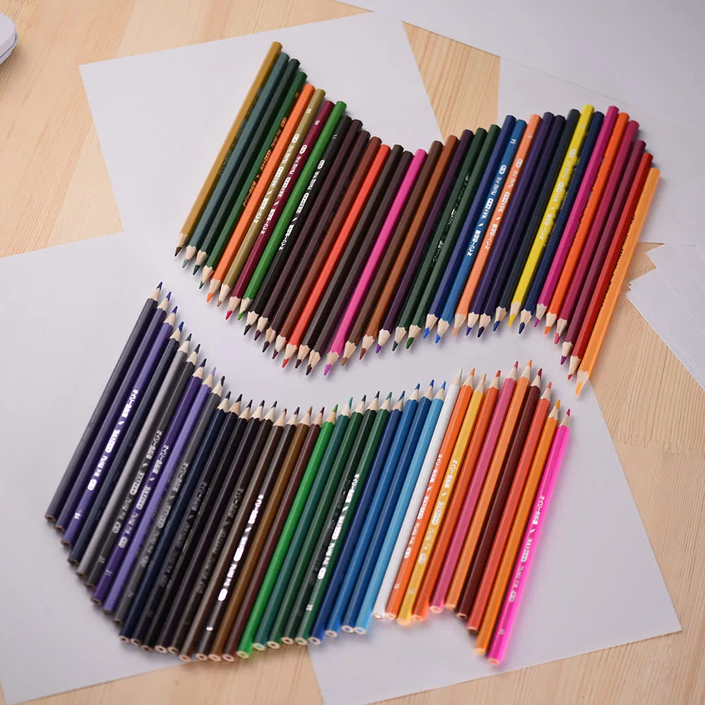 72 цвета Набор цветных карандашей на масляной основе для детского творчества