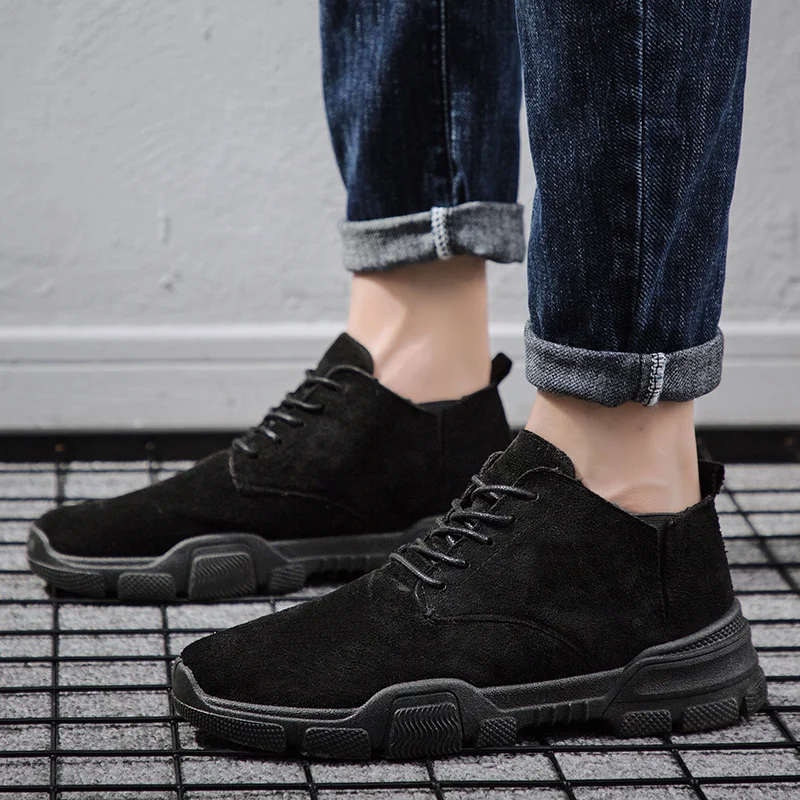 

Zapatos Casuales Spring Casual Shoes Mens Fashion Boots Botas Men Man Sneaker Shoe Black Leisure Summer Leather