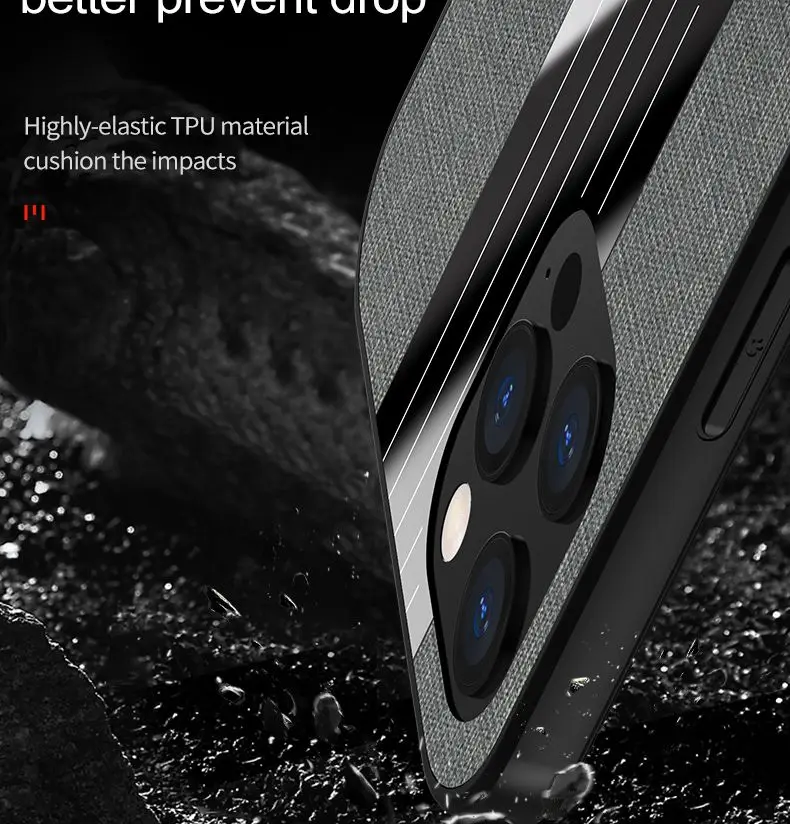 

Phone Case For iPhone 6 6S 7 8 Plus SE 2020 X XS XR 11 12 Mini Pro Max Cloth Pattern Armor With Ring Bracket Car Magnetic Cover