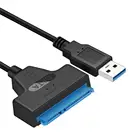 Кабель-преобразователь USB2.03,0 на SATA 22pin, кабель для подключения к жесткому диску и твердотельному накопителю 2,5 дюйма