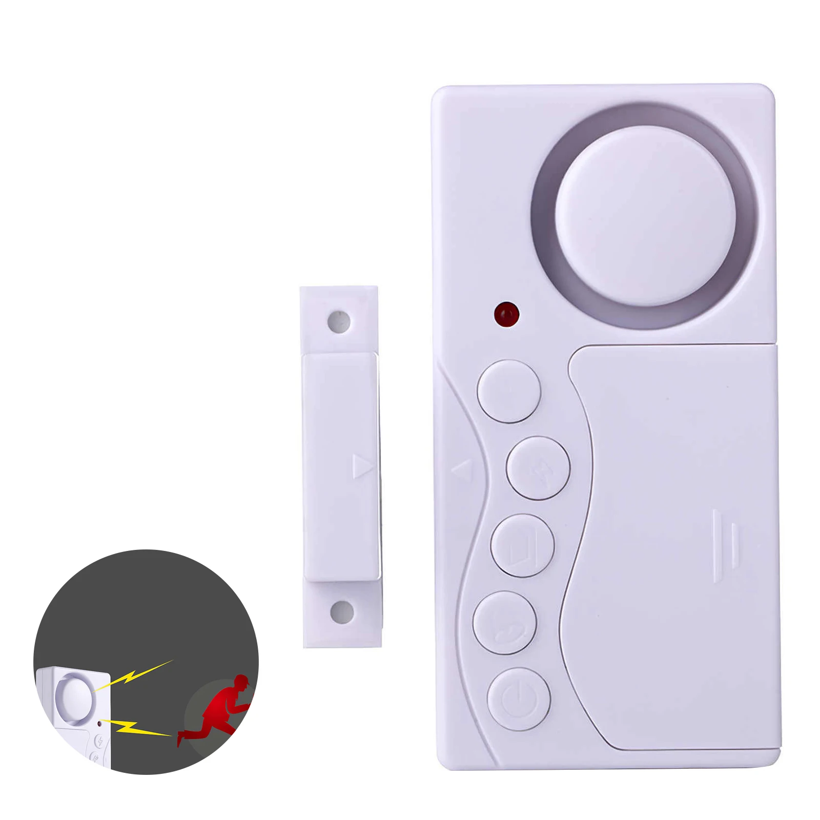 

Сигнализация дверная Магнитная беспроводная, сигнализация для закрытия и закрытия окон и дверей, с дистанционным управлением