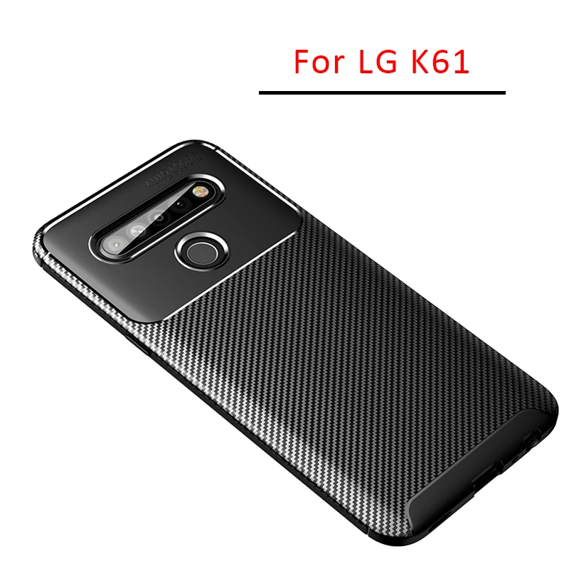 

case for lg k61 bumper cover on lgk61 k 61 61k lg61k 6.53 protective phone coque back bag silicone matte soft tpu business shell