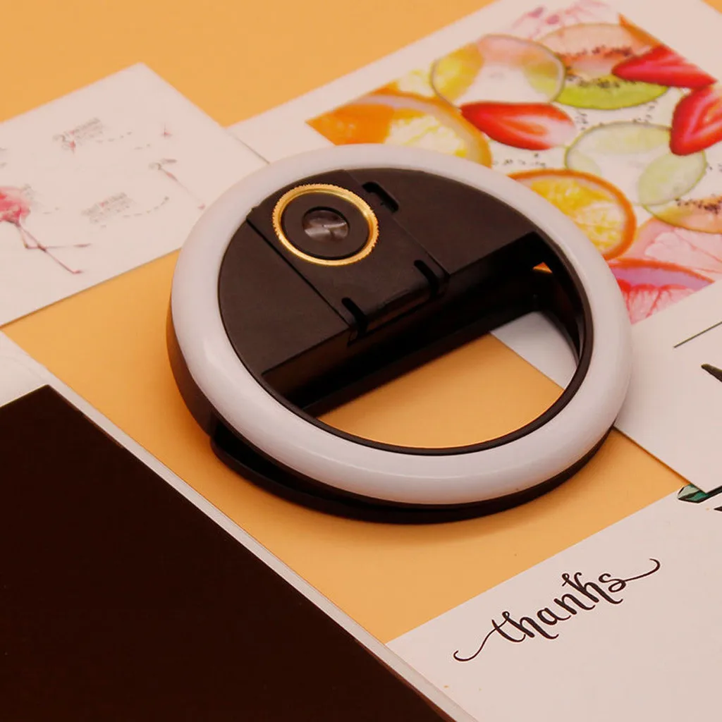 Online Live Selfie Shot LED Flash Rechargeable External Lens Fill-in Self-timer Artifact Led Light | Красота и здоровье