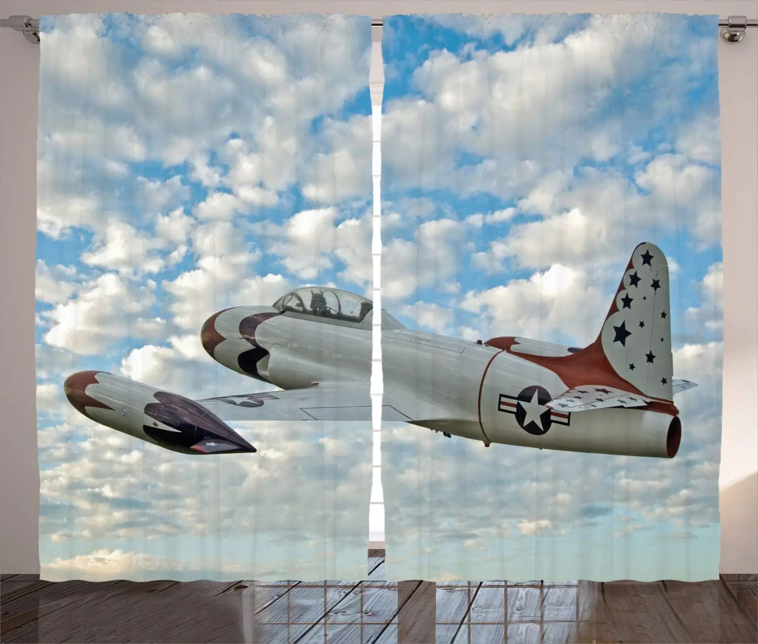 Шторы для самолета винтажные шторы средней длины американского неба с