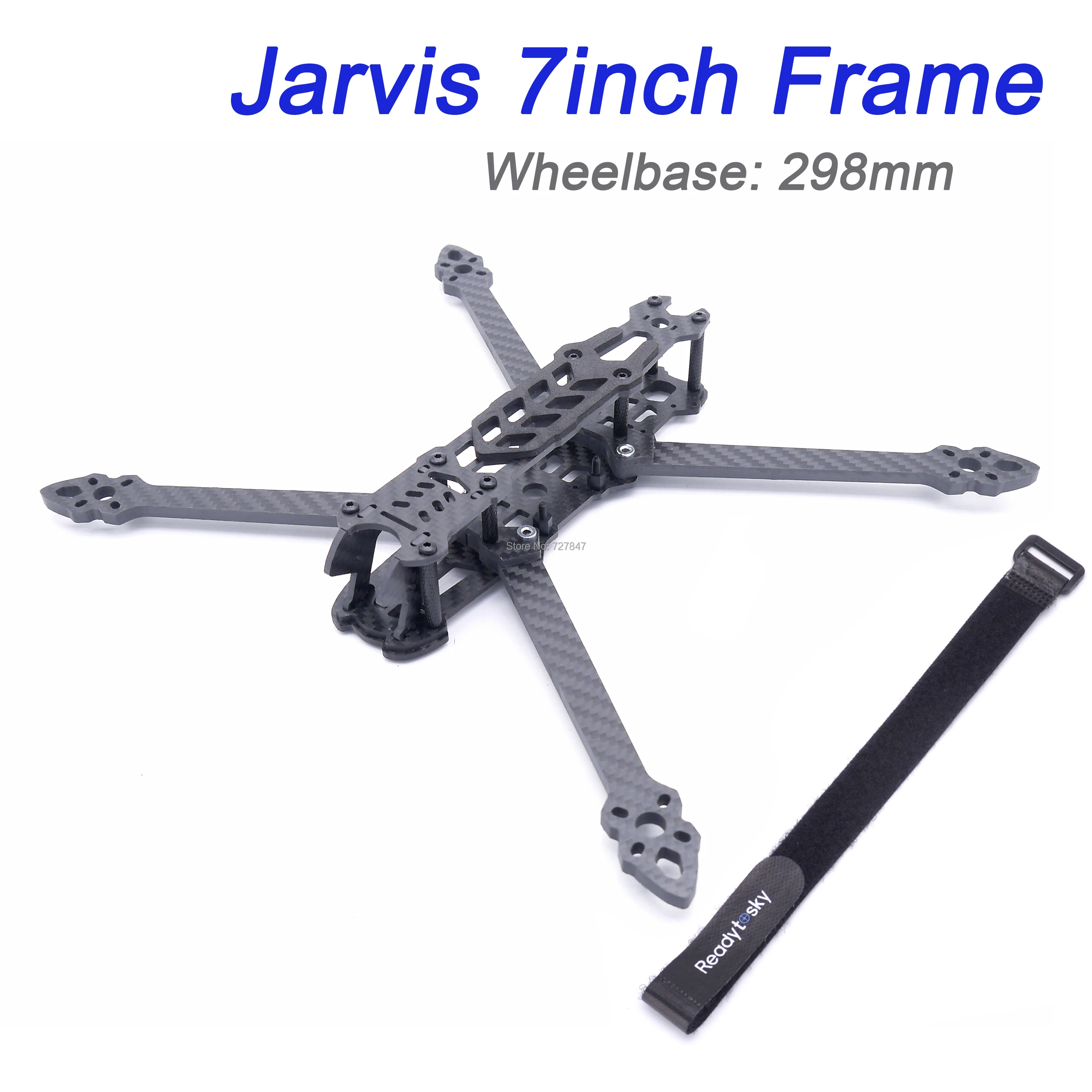 FPV Jarvis 5 дюймов 237 мм/7 дюймов 298 мм углеродное волокно с 5 мм ручной Квадрокоптер рамка Комплект для 2204/2205/2207/2306/2405/2307/2308/2506 бесщеточный мотор