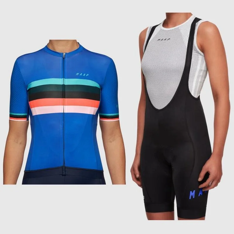 7 Ropa ciclismo Mujer Лето Pro Team maap Велоспорт Джерси короткий рукав Красивая велосипедная Толстовка для женщин езда на велосипеде Рубашки - Цвет: 7