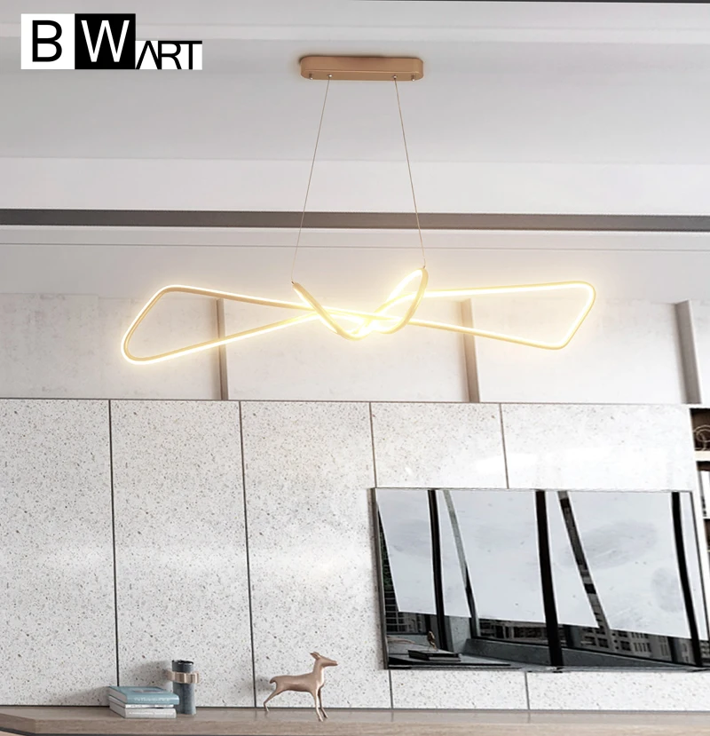 Современная светодиодная люстра bборота светильник для столовой кухни бара